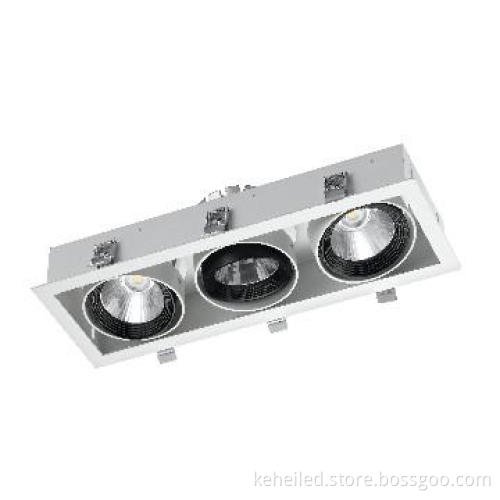 LED LED lighting Adjustable Square Ceiling with Three Lamps
